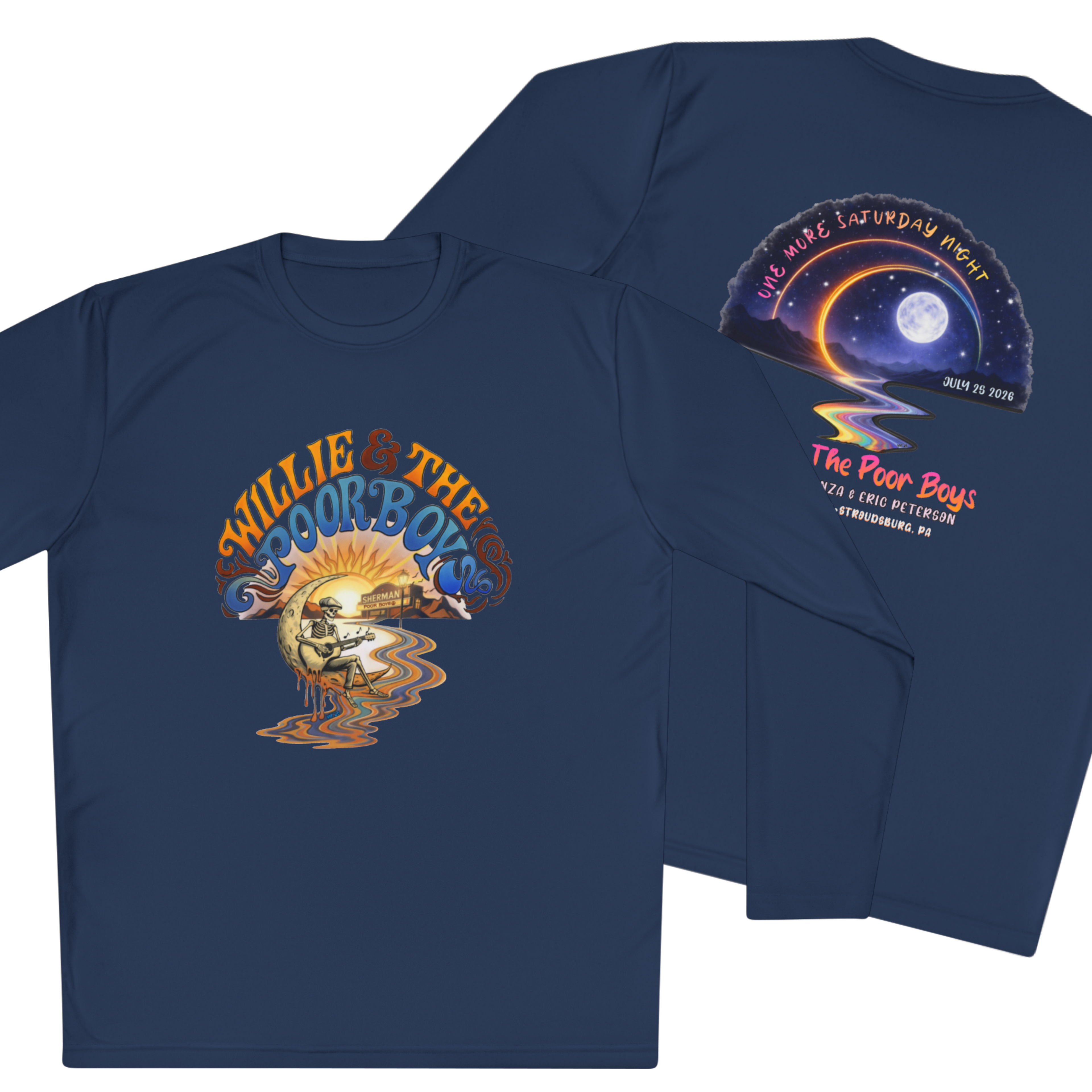 Lightweight Long Sleeve Tee - Willie & The Poor Boys Winding Road Artwork