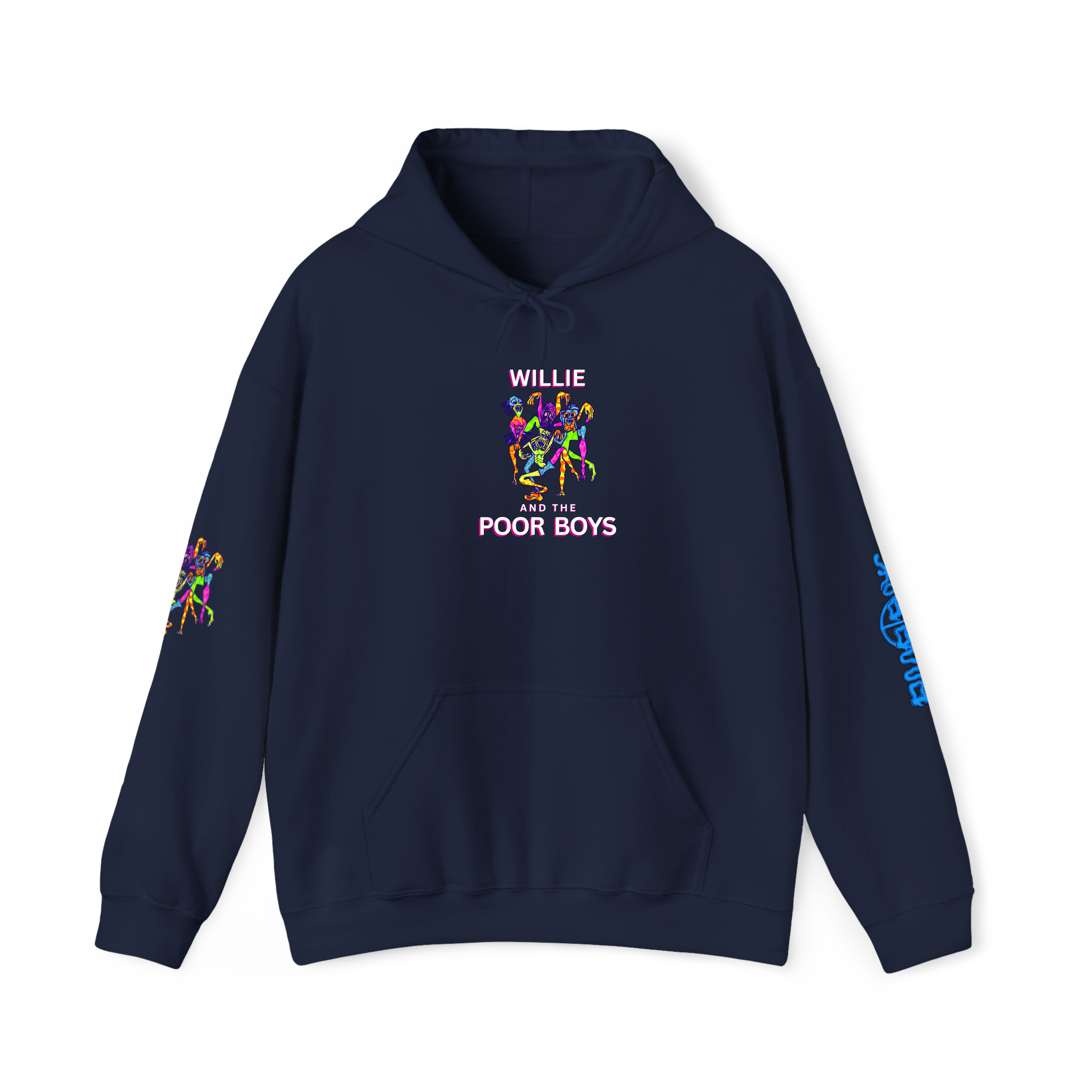 Unisex Willie & The Poor Boys Sherman Reunion Artwork Hoodie Sweatshirt
