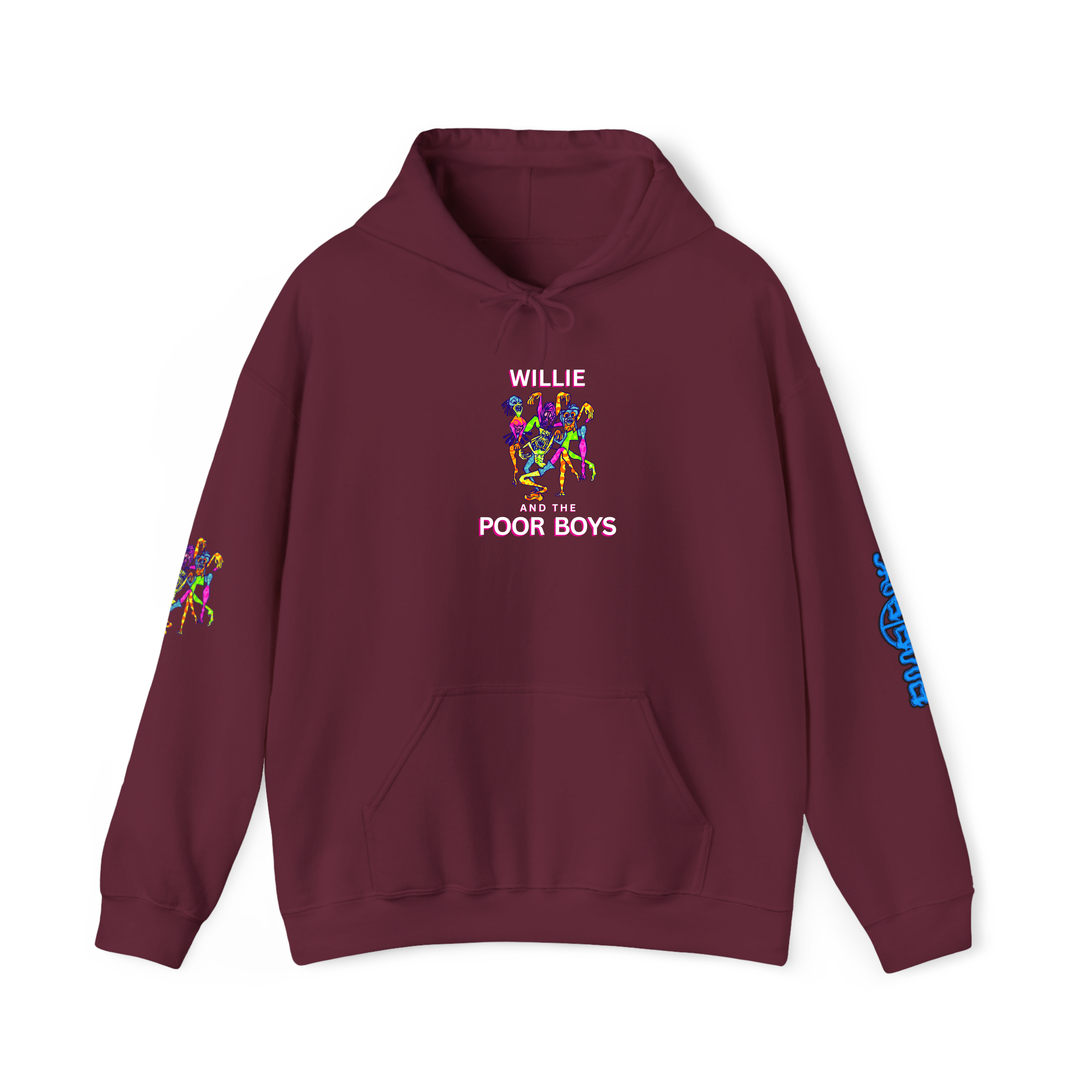 Unisex Willie & The Poor Boys Sherman Reunion Artwork Hoodie Sweatshirt