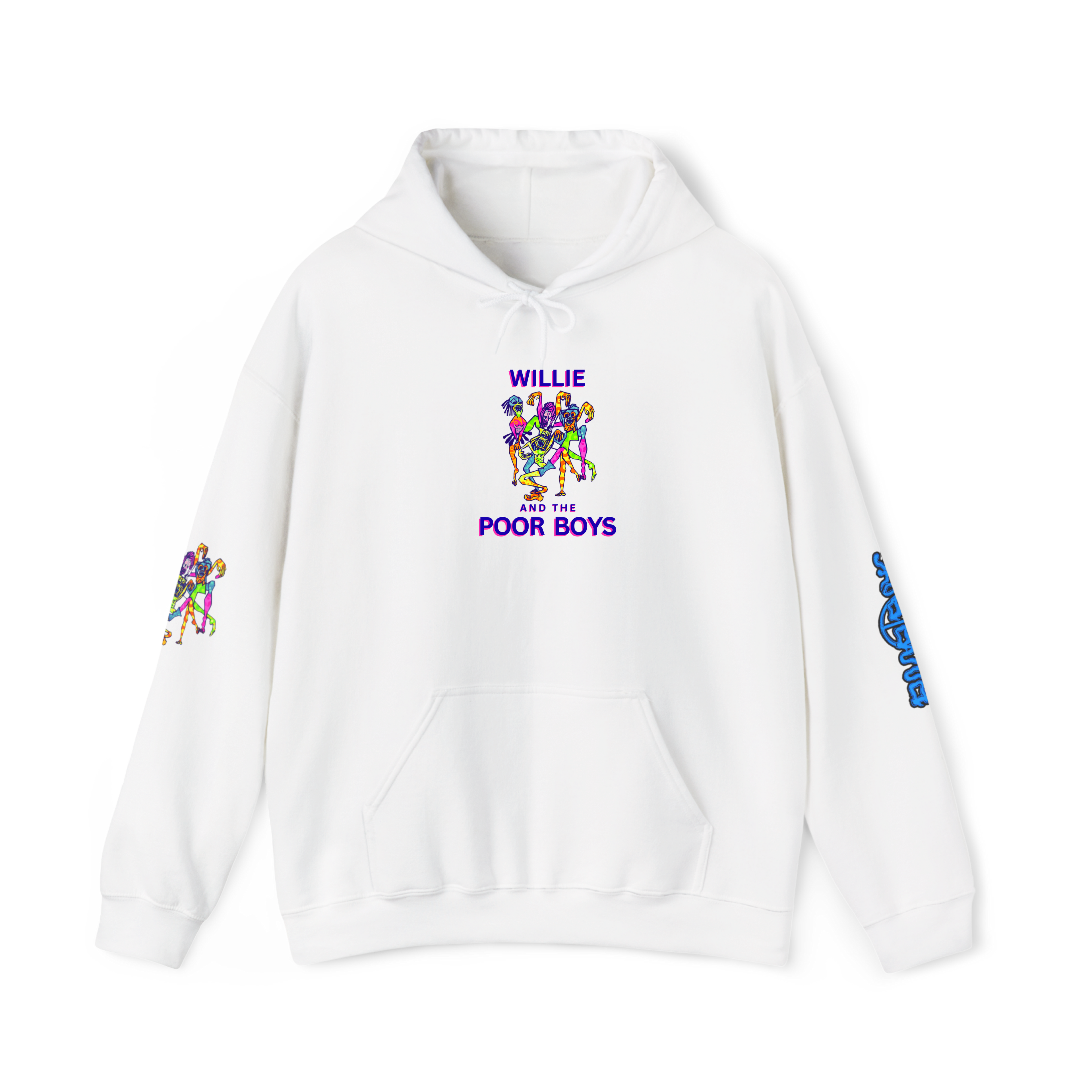 Unisex Willie & The Poor Boys Sherman Reunion Artwork Hoodie Sweatshirt