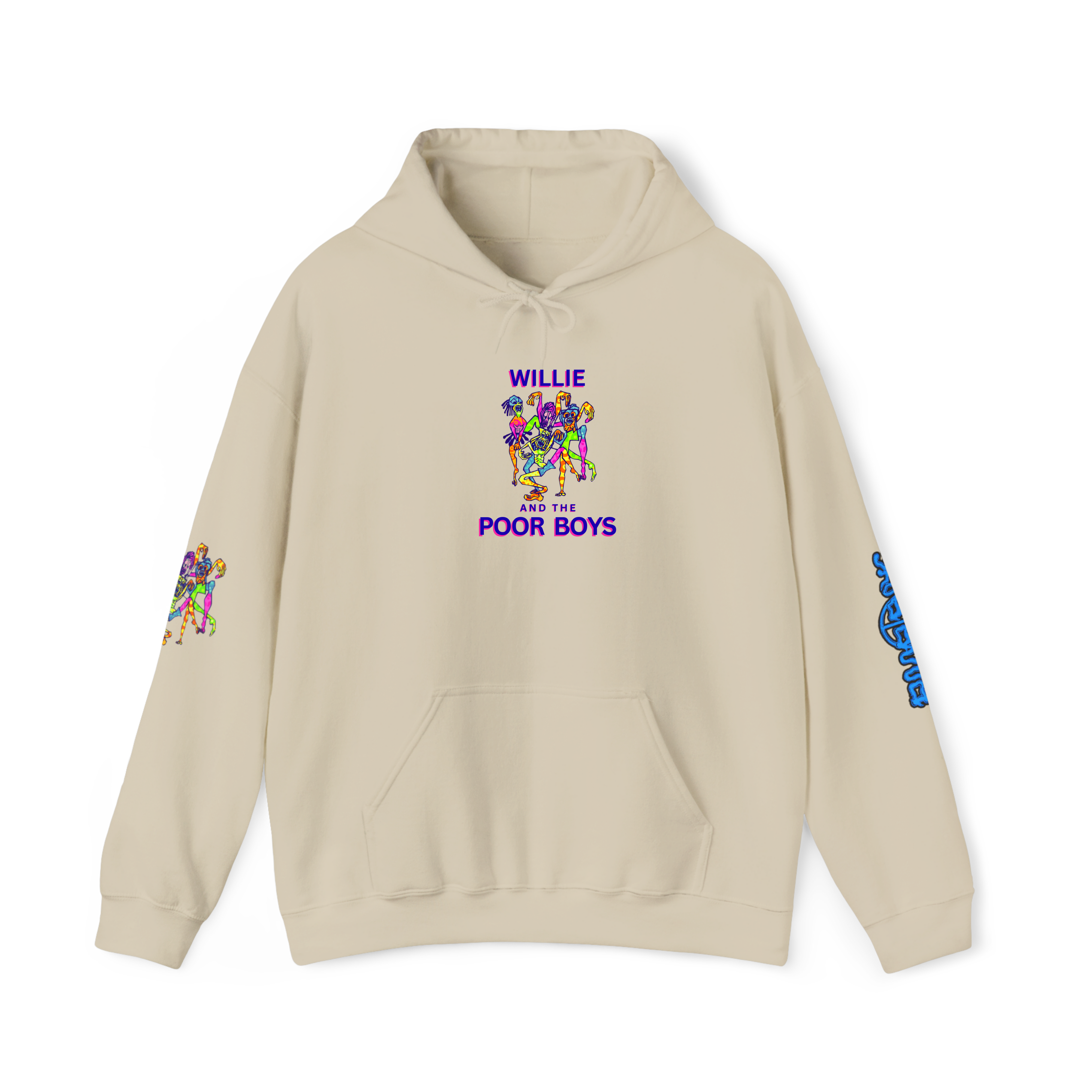 Unisex Willie & The Poor Boys Sherman Reunion Artwork Hoodie Sweatshirt