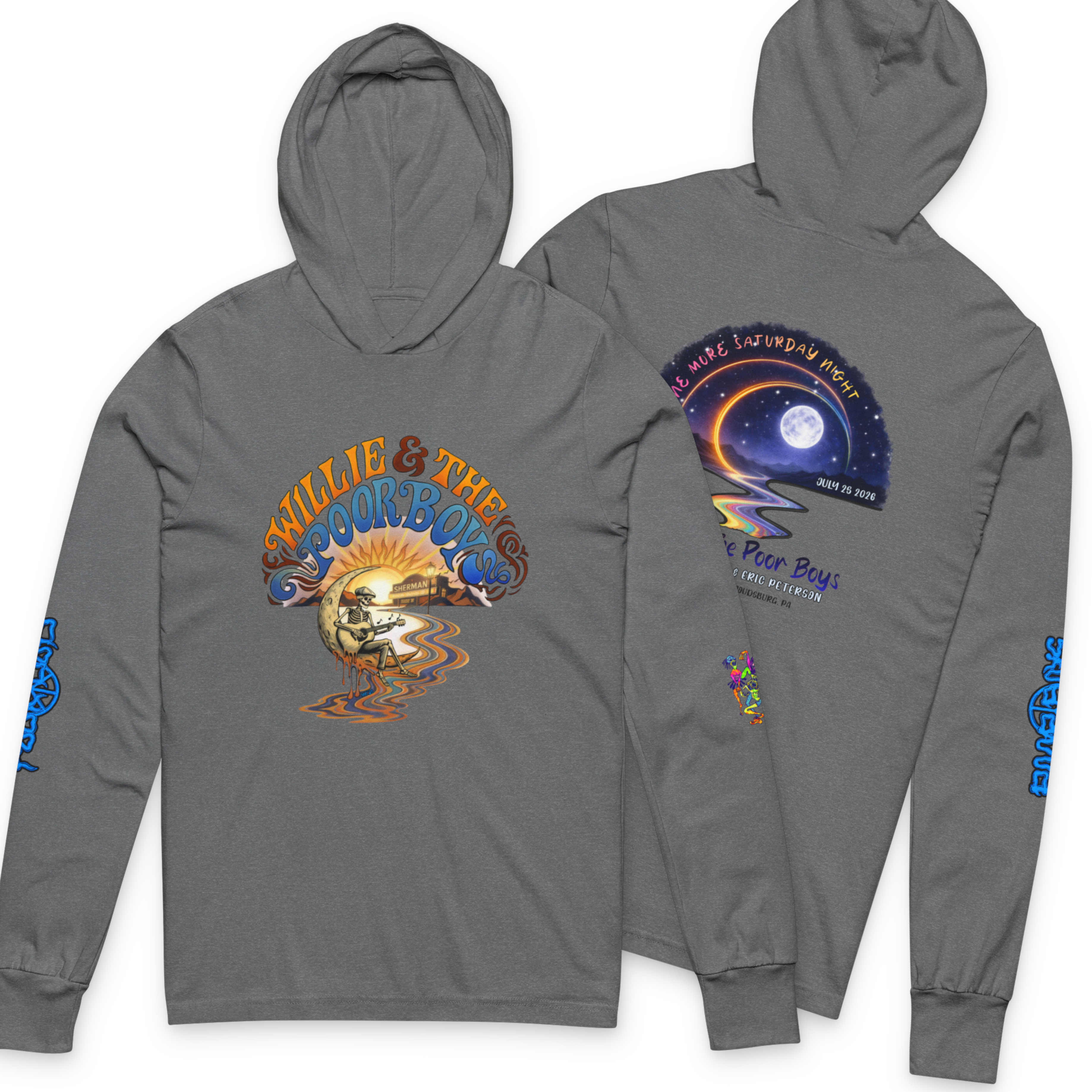 Willie & The Poor Boys Winding Road Lightweight Hooded Long Sleeve Tee