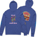 Willie & The Poor Boys Classic Logo Splash Hooded Long Sleeve Tee