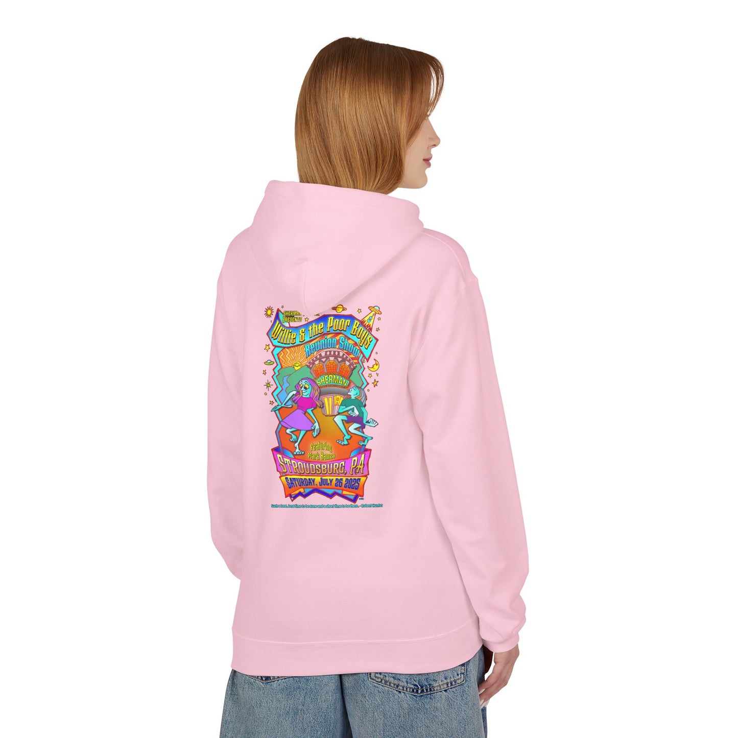Unisex Reunion Hoodie – 2025 Reunion Poster Design Back with Front Logo (Various Colors Available)