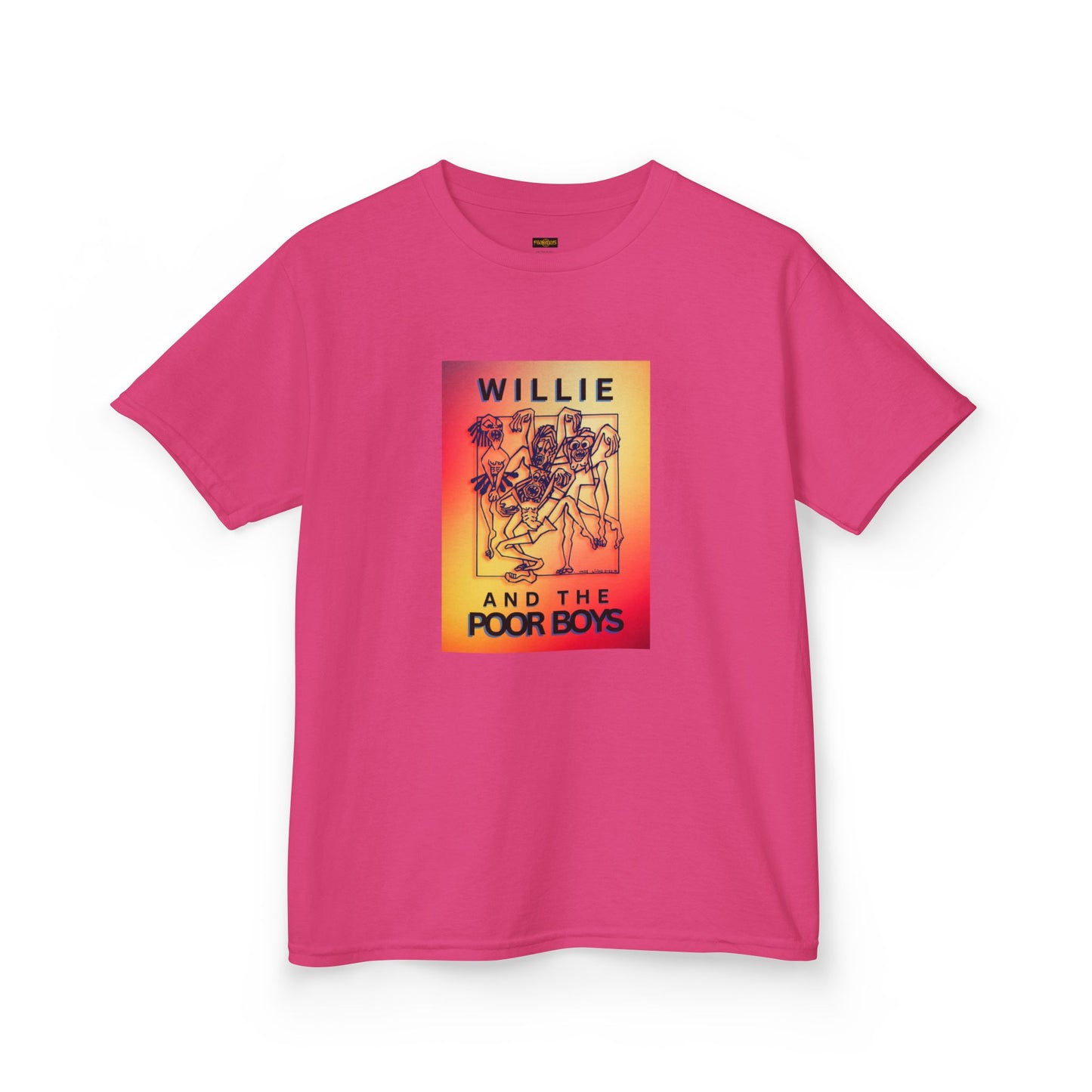 Kids Tee - "One More Saturday Night" with Instruments Artwork Back & Band Logo Front