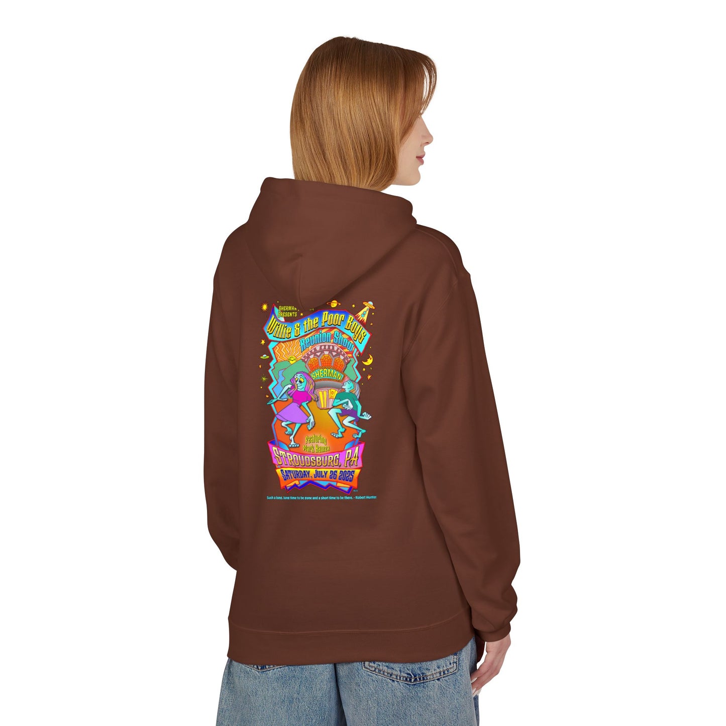 Unisex Reunion Hoodie – 2025 Reunion Poster Design Back with Front Logo (Various Colors Available)