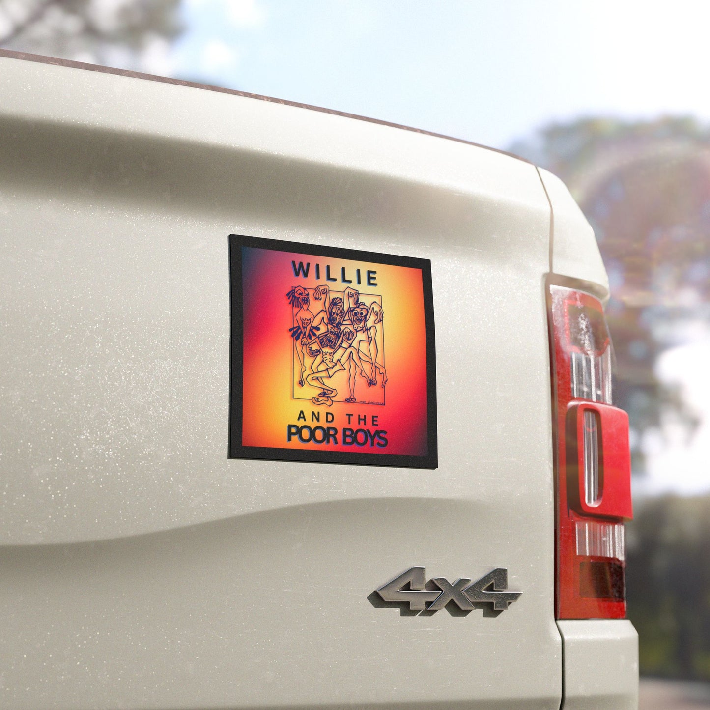 Willie & The Poor Boys Car Magnets – 3 Unique Designs