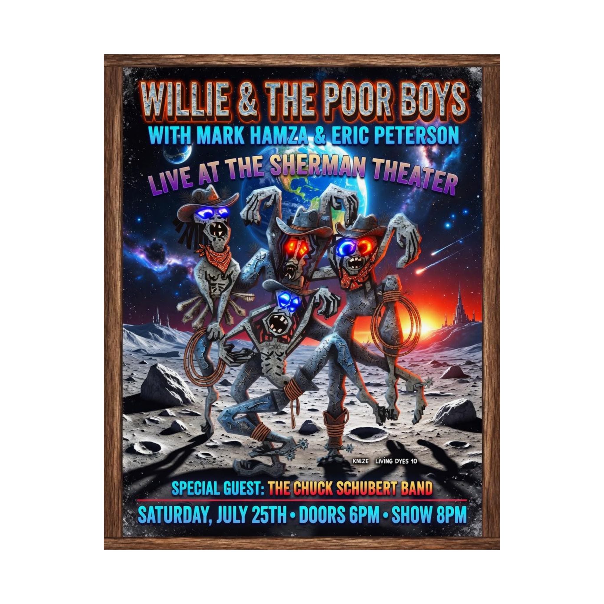 Willie & The Poor Boys 2026 Reunion Official Concert Poster