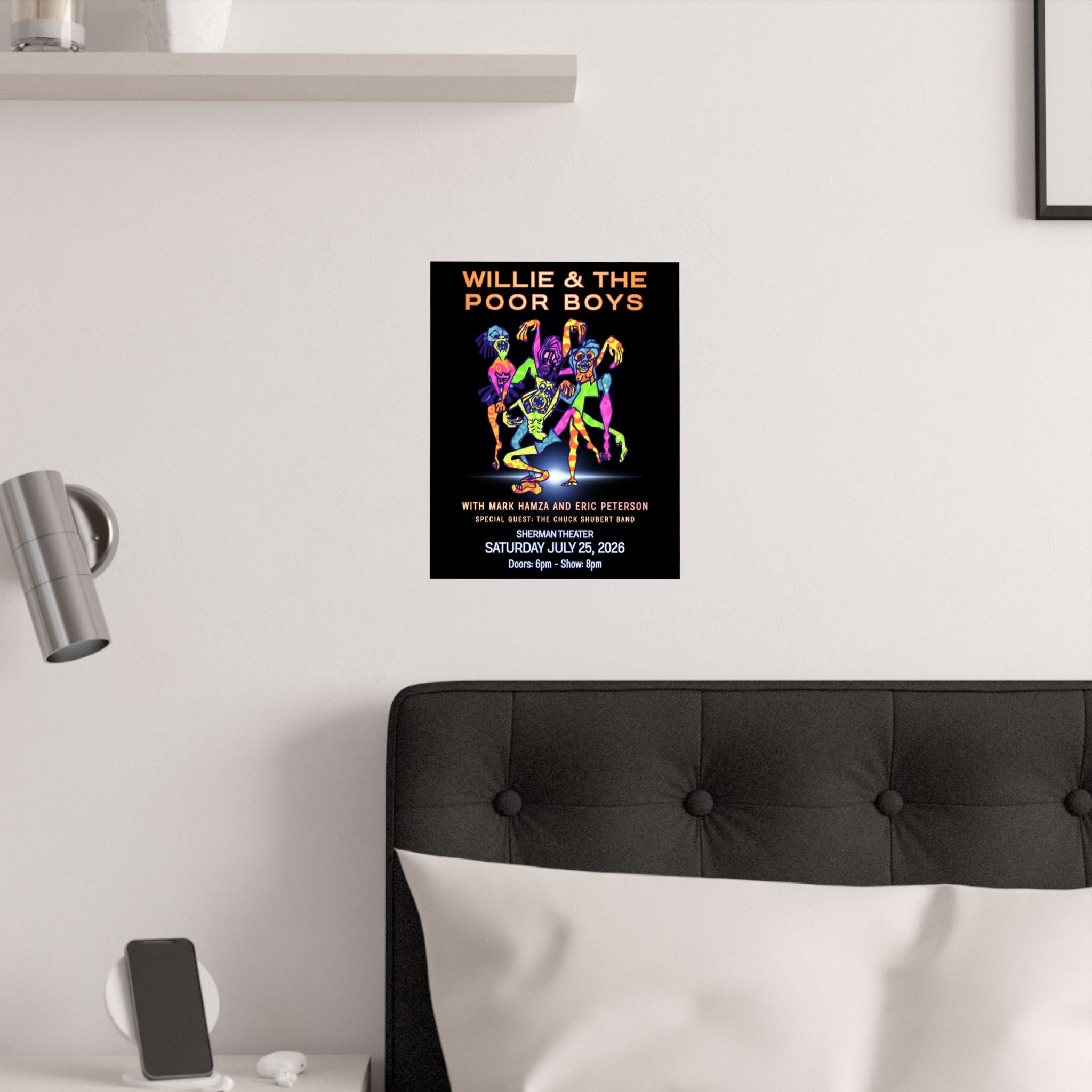 Willie & The Poor Boys 2026 Reunion Poster – Satin Finish, Museum-Grade Quality