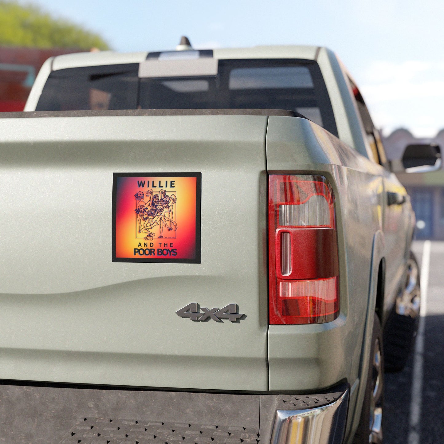 Willie & The Poor Boys Car Magnets – 3 Unique Designs