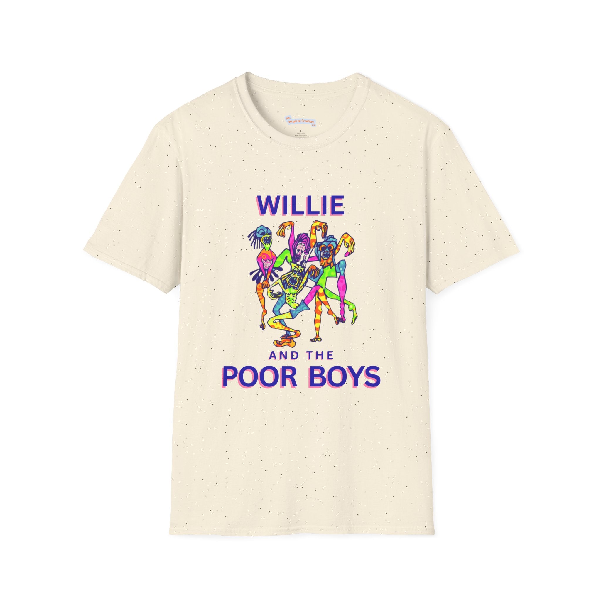 Unisex Willie & The Poor Boys Color Splash Sherman Reunion 2026 Sherman Theater Softstyle T-Shirt