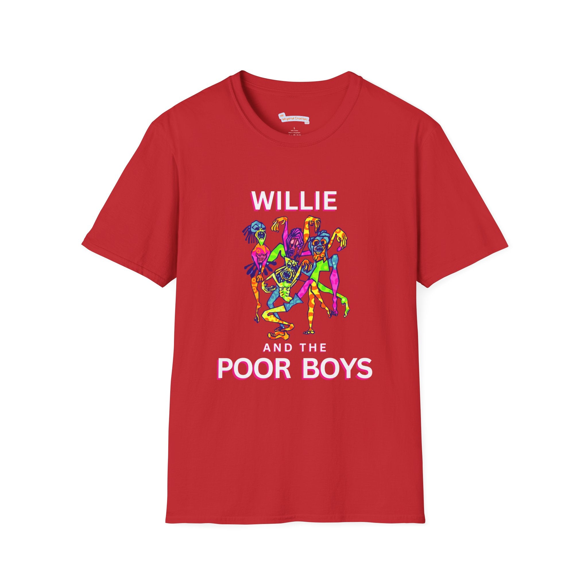 Unisex Willie & The Poor Boys Color Splash Sherman Reunion 2026 Sherman Theater Softstyle T-Shirt