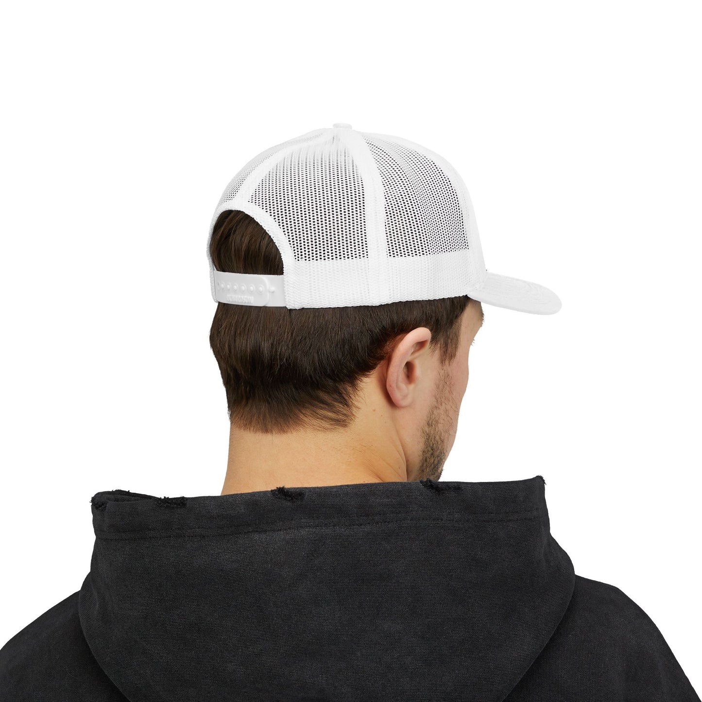 Poor Boys Logo Snapback Trucker Cap / Mesh Back