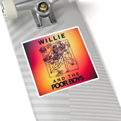 Kiss-Cut Sticker - Willie & The Poor Boys Logo