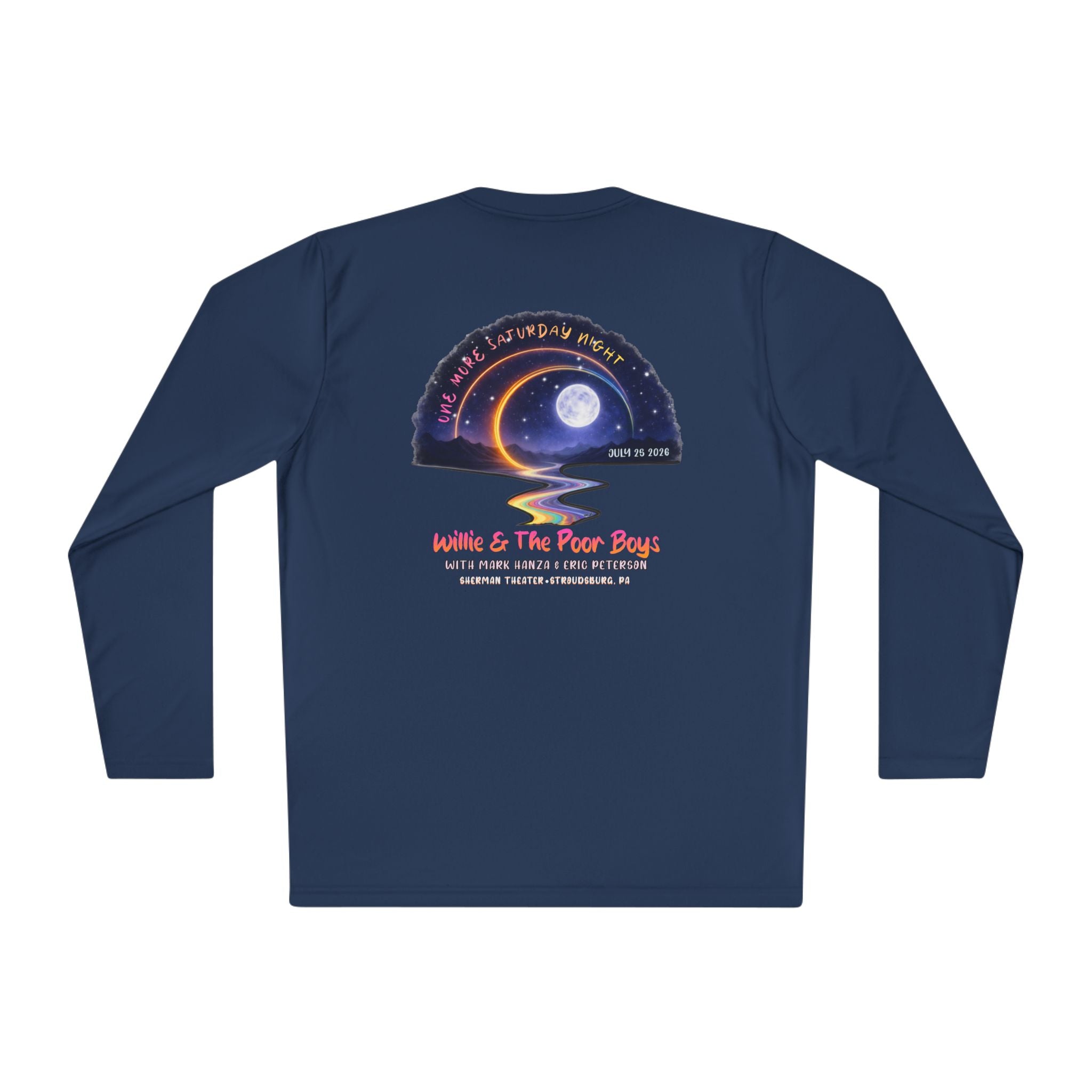 Lightweight Long Sleeve Tee - Willie & The Poor Boys Winding Road Artwork