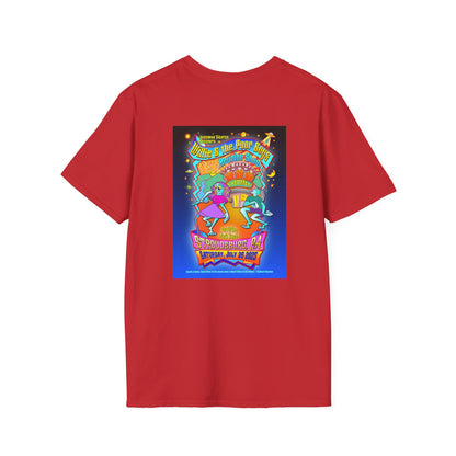 Solid Colors – 2025 Reunion Tee with Hand-Drawn Back Design and Pocket-Size Front Logo Softstyle T-Shirt (Various Colors Available)