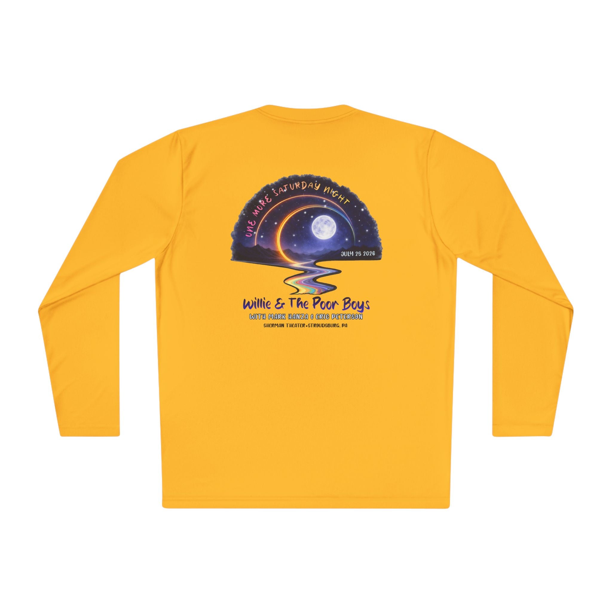 Lightweight Long Sleeve Tee - Willie & The Poor Boys Winding Road Artwork