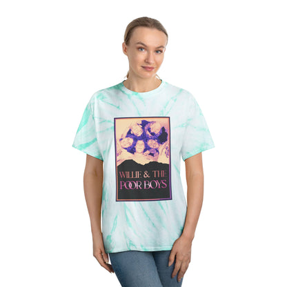 Tie-Dye - Vintage Photo Front with "Music & Memories" Artwork Back  - Unisex T-Shirt (4 colors available)