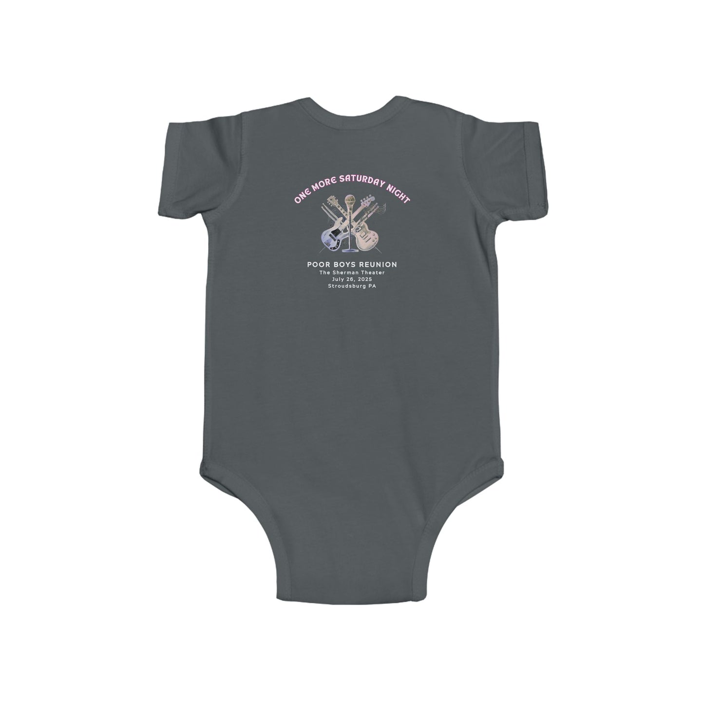 Nap Now, Rock Later – Poor Boys Fan Club Infant Onesie Bodysuit