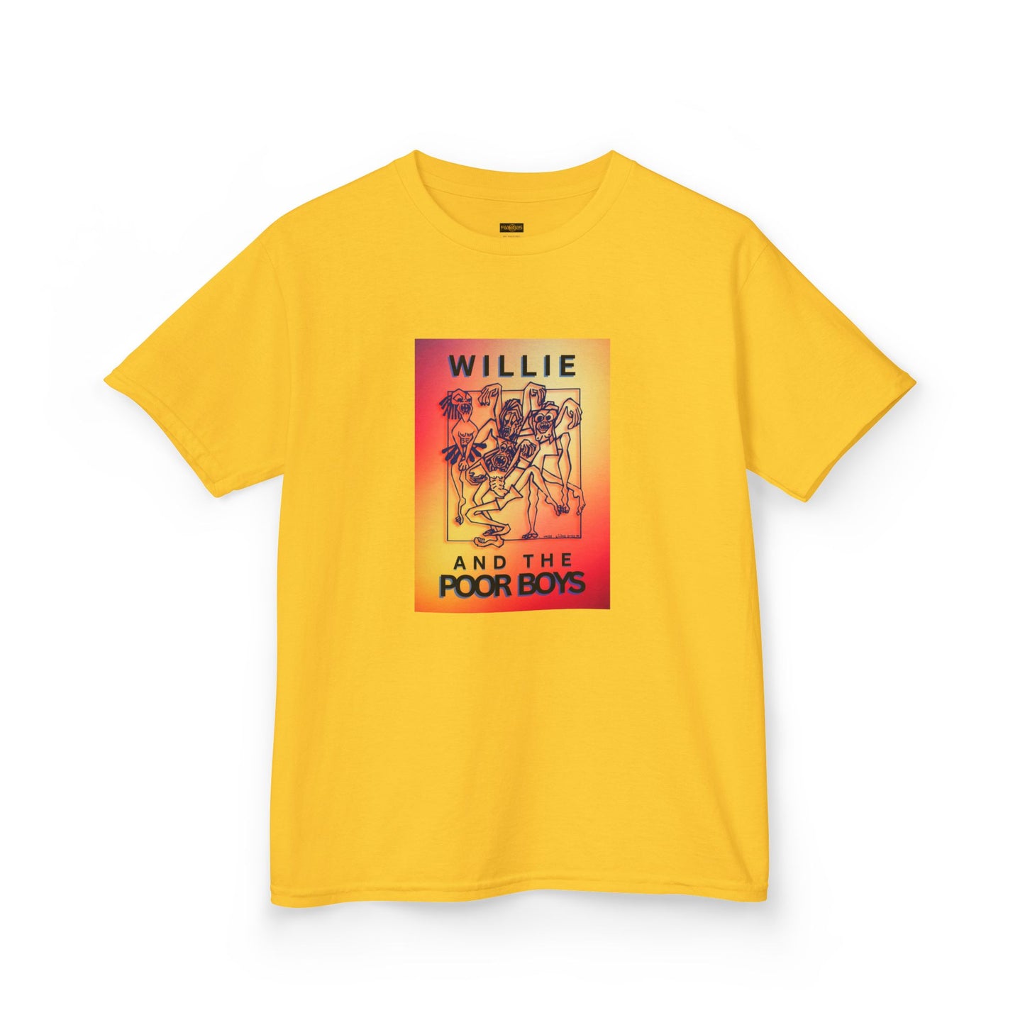 Kids Tee - "One More Saturday Night" with Instruments Artwork Back & Band Logo Front