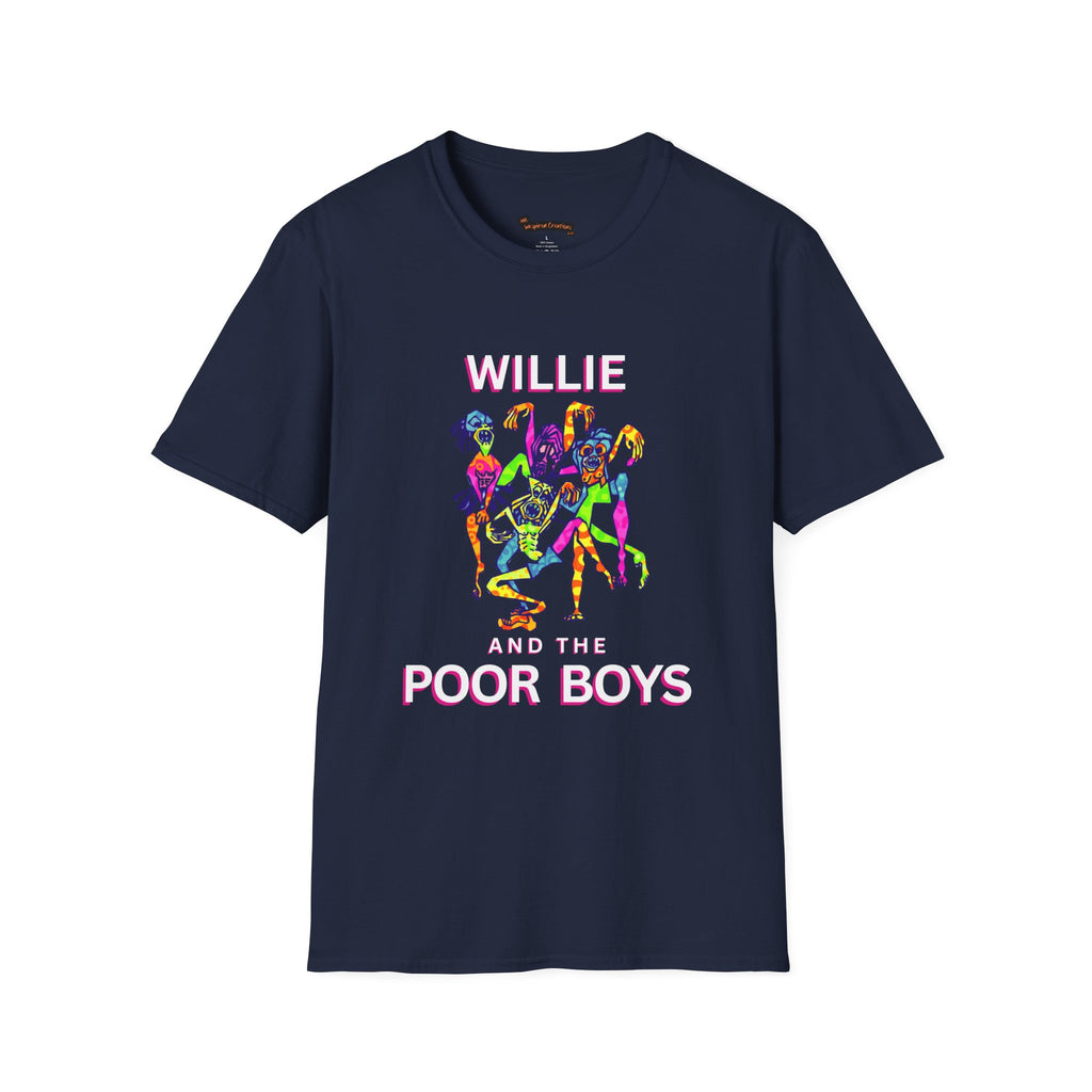 Unisex Willie & The Poor Boys Color Splash Sherman Reunion 2026 Sherman Theater Softstyle T-Shirt