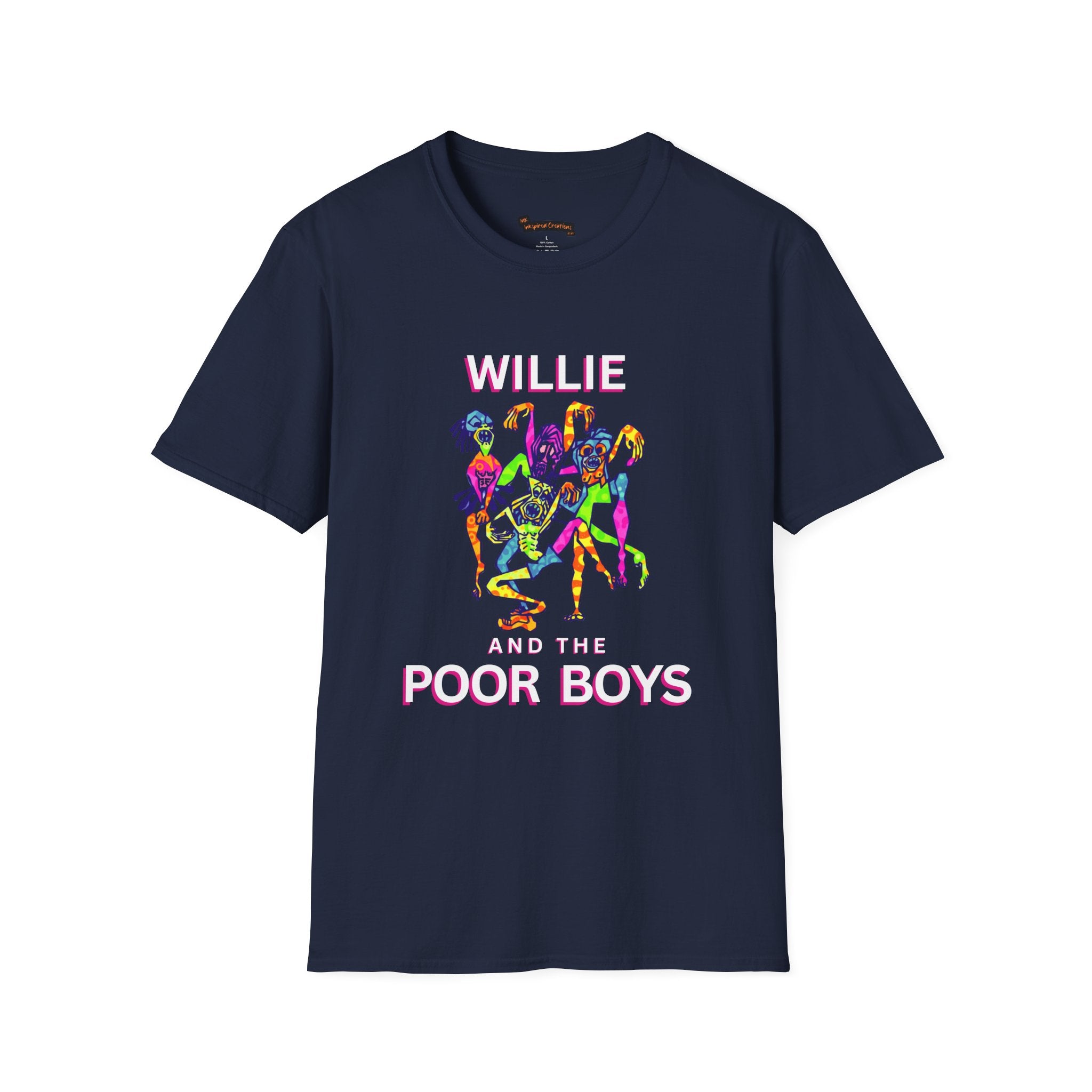 Unisex Willie & The Poor Boys Color Splash Sherman Reunion 2026 Sherman Theater Softstyle T-Shirt