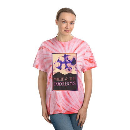 Tie-Dye - Vintage Photo Front with "Music & Memories" Artwork Back  - Unisex T-Shirt (4 colors available)