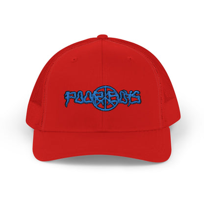 Poor Boys Logo Snapback Trucker Cap / Mesh Back