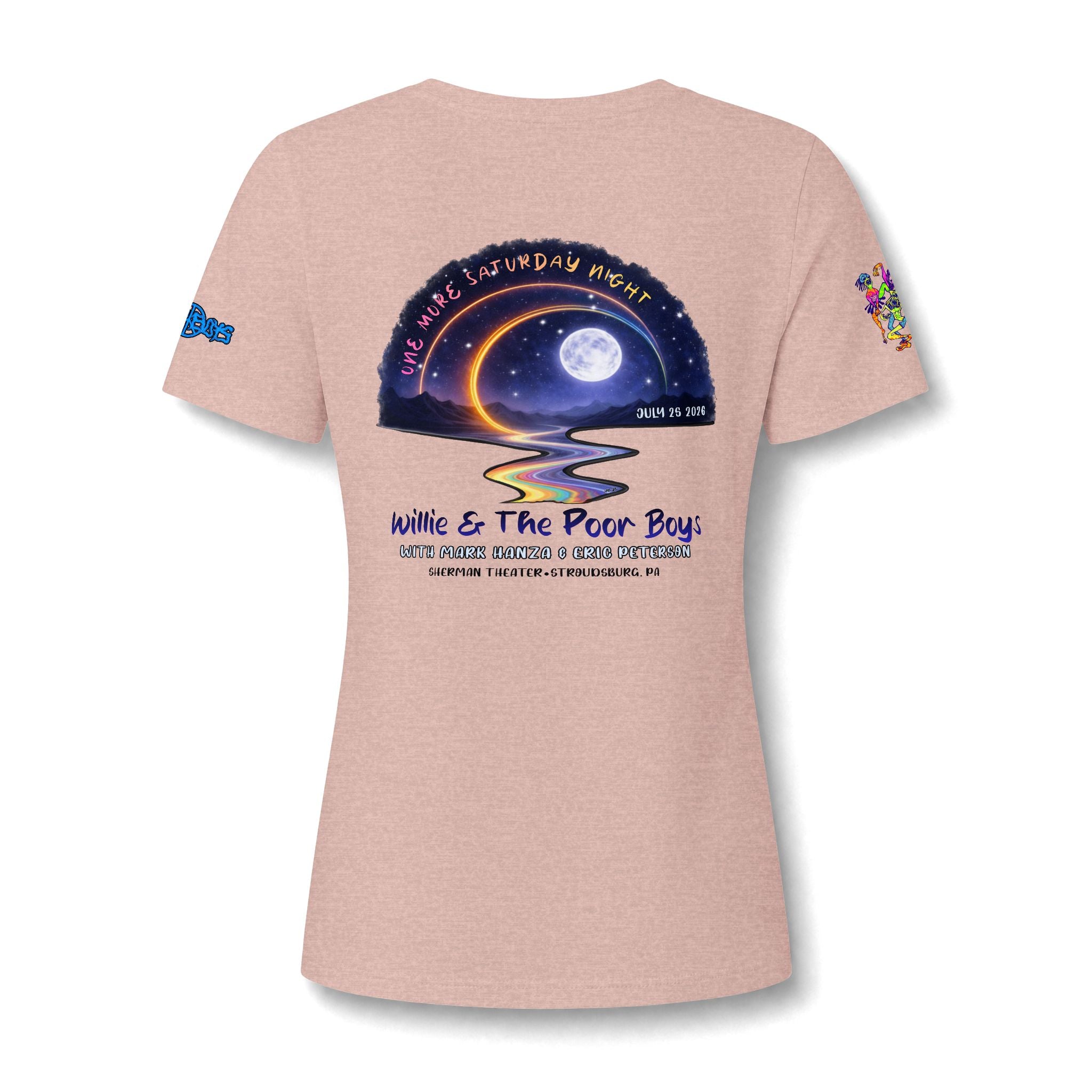 Willie & The Poor Boys Reunion 2026 - Women’s V-Neck Tee