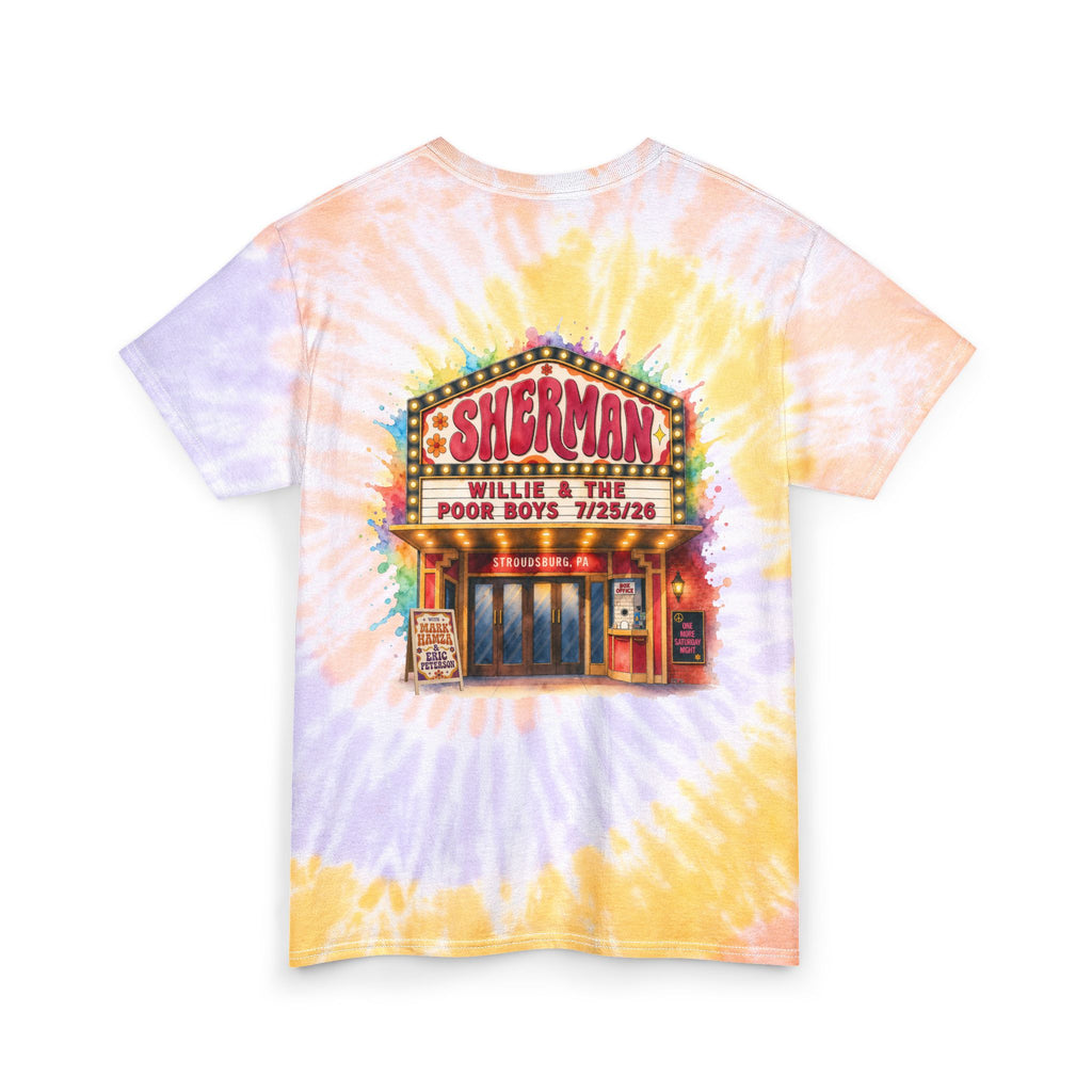 Unisex Willie & The Poor Boys Sherman Reunion Tie Dye Softstyle Cotton Tee
