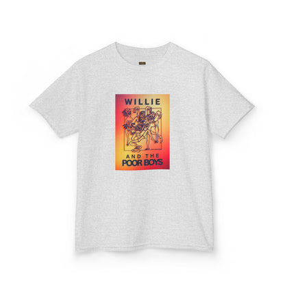 Kids Tee - "One More Saturday Night" with Instruments Artwork Back & Band Logo Front
