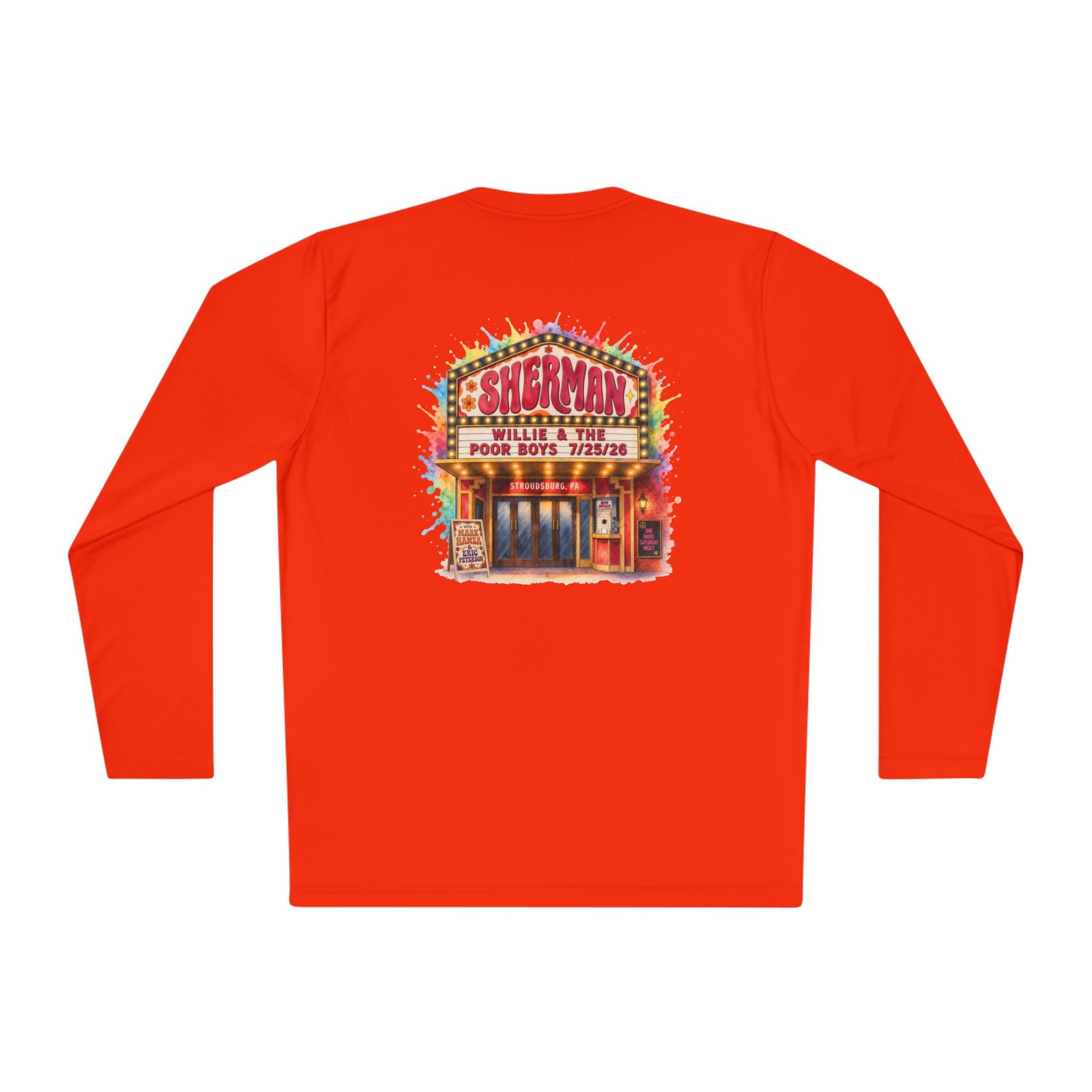 Lightweight Willie & The Poor Boys Sherman Reunion Artwork Long Sleeve Tee