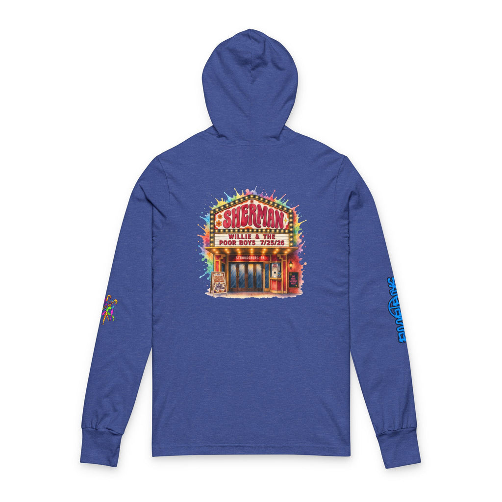 Willie & The Poor Boys Classic Logo Splash Hooded Long Sleeve Tee