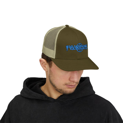 Poor Boys Logo Snapback Trucker Cap / Mesh Back
