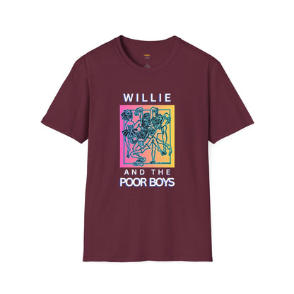 Solid Colors - "40 Years of Music & Memories" Artwork Back with Logo Front - Softstyle T-Shirt (Various Colors Available)
