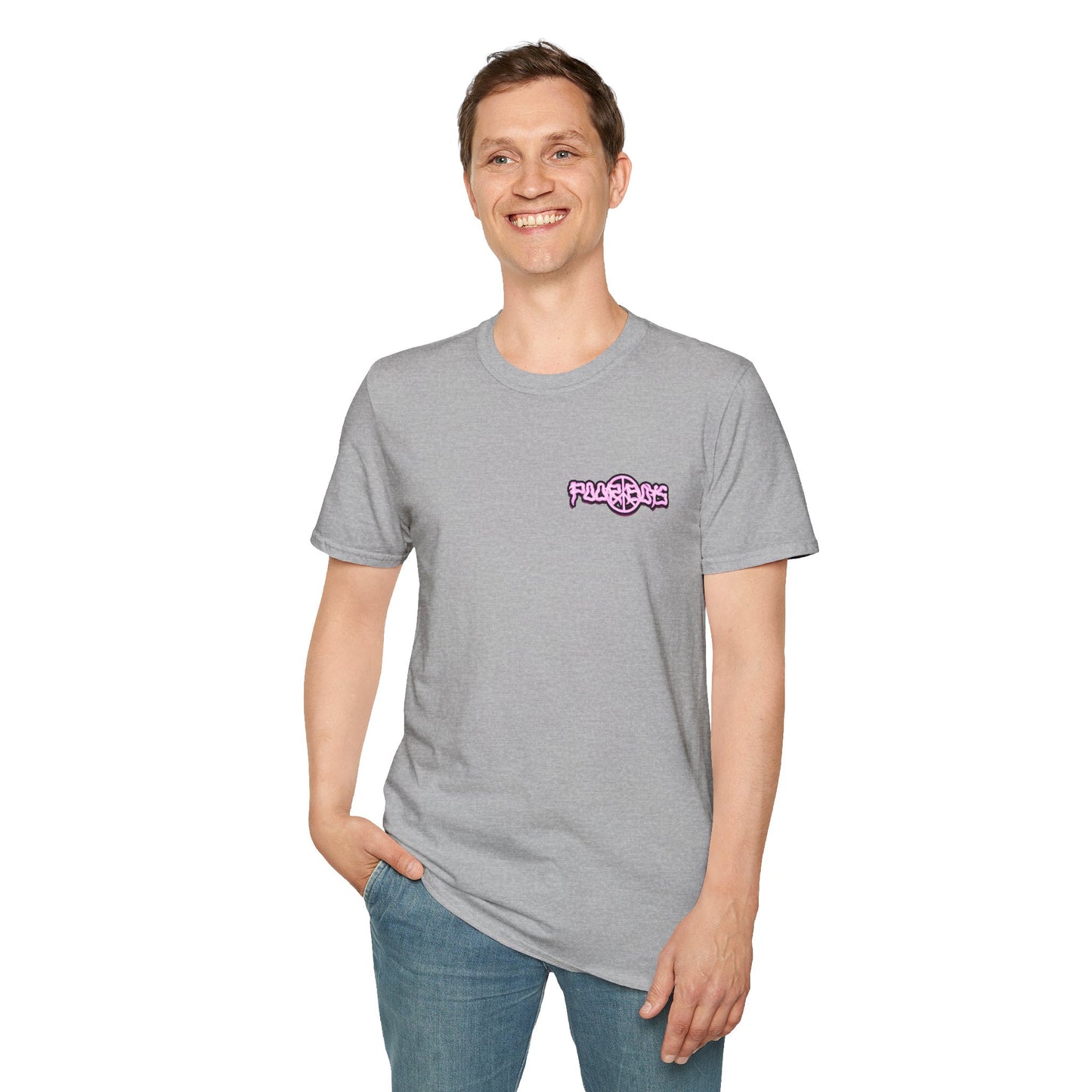 Solid Colors – 2025 Reunion Tee with Hand-Drawn Back Design and Pocket-Size Poor Boys Logo Softstyle T-Shirt (Various Colors Available)