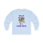 Medium Weight Long Sleeve Tee - Willie & The Poor Boys Sherman Reunion Artwork