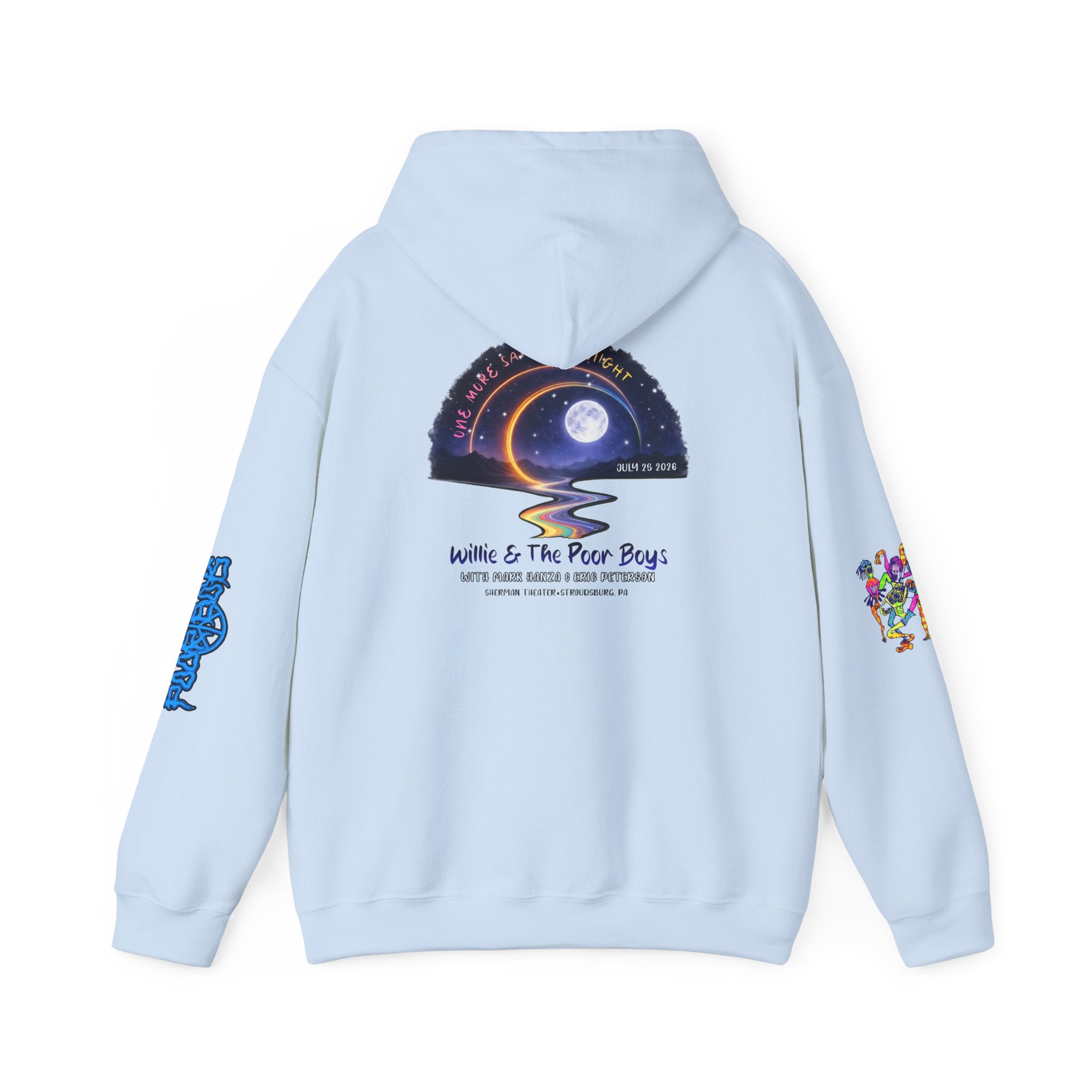 Unisex Willie & The Poor Boys Winding Road Artwork Hoodie Sweatshirt