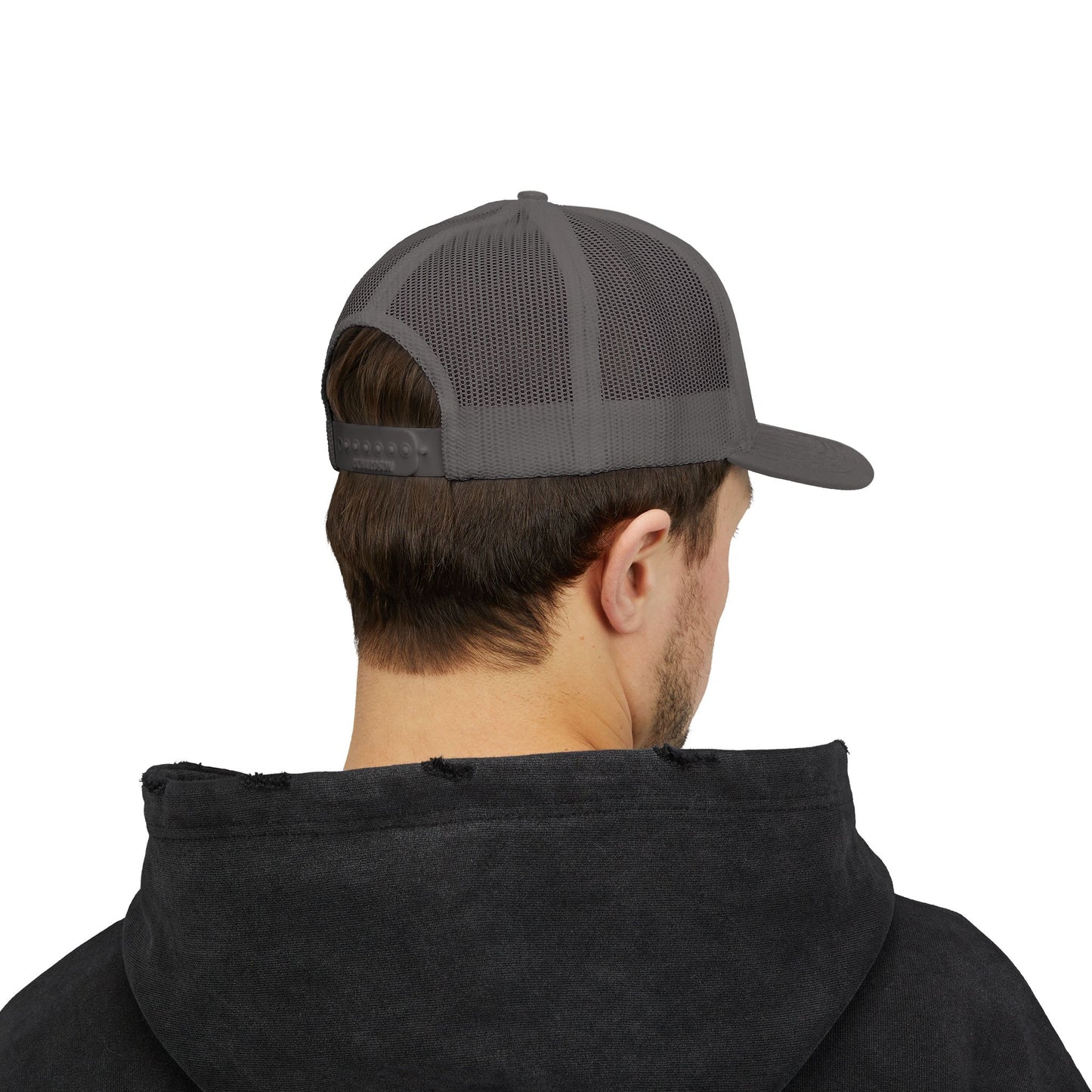 Poor Boys Logo Snapback Trucker Cap / Mesh Back