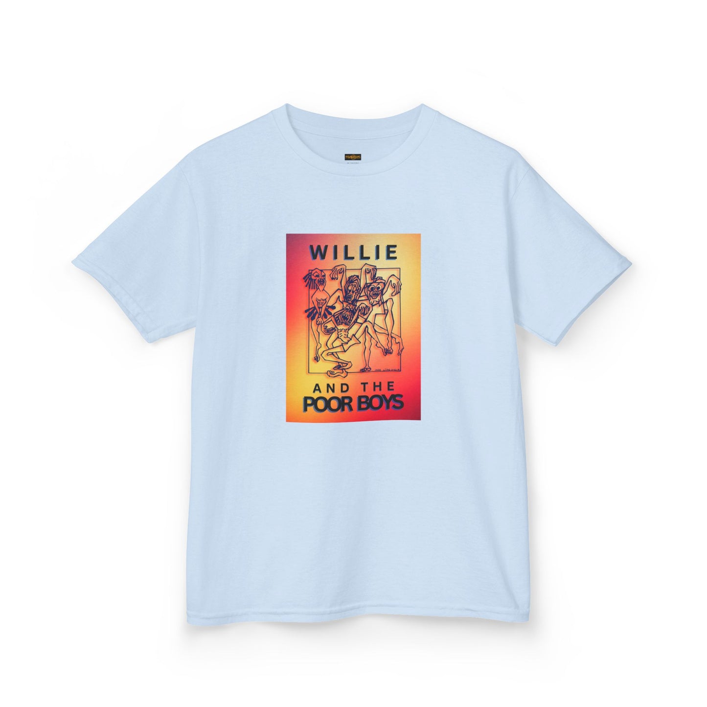 Kids Tee - "One More Saturday Night" with Instruments Artwork Back & Band Logo Front