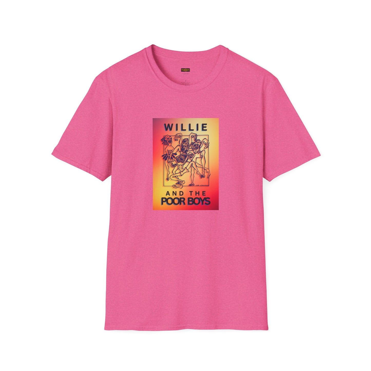 Solid Colors - "40 Years of Music & Memories" Back with Full Color Logo Front - Softstyle T-Shirt (Various Colors Available)