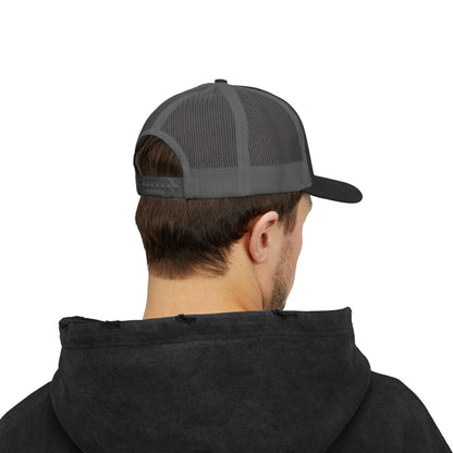 Poor Boys Logo Snapback Trucker Cap / Mesh Back