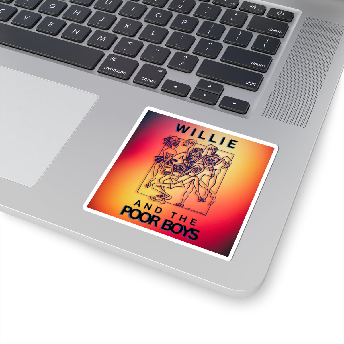 Kiss-Cut Sticker - Willie & The Poor Boys Logo