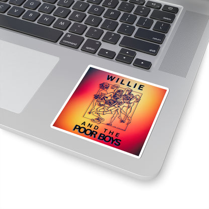Kiss-Cut Sticker - Willie & The Poor Boys Logo