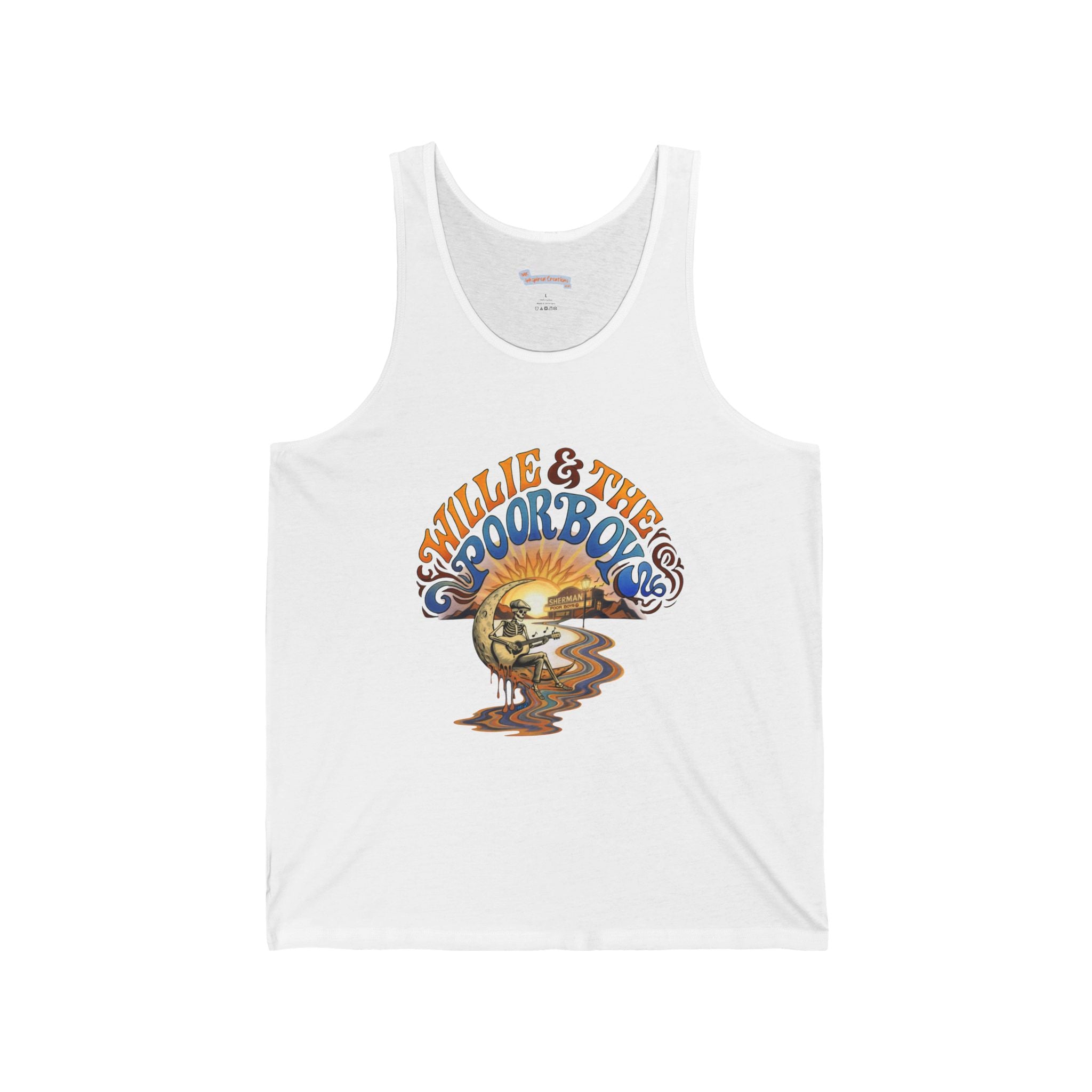 Unisex Willie & The Poor Boys Winding Road Artwork Tank Top