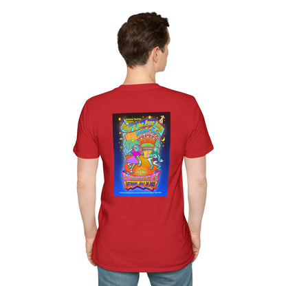 Solid Colors – 2025 Reunion Tee with Hand-Drawn Back Design and Pocket-Size Front Logo Softstyle T-Shirt (Various Colors Available)