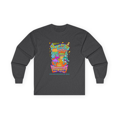 Unisex Long Sleeve Tee - 2025 Reunion Hand-Drawn Front with "Music & Memories" Artwork Back (Various Colors Available)