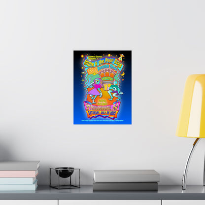 Limited Edition Reunion Poster – Willie and the Poor Boys - Artwork by Gary Knize (Satin Finish)