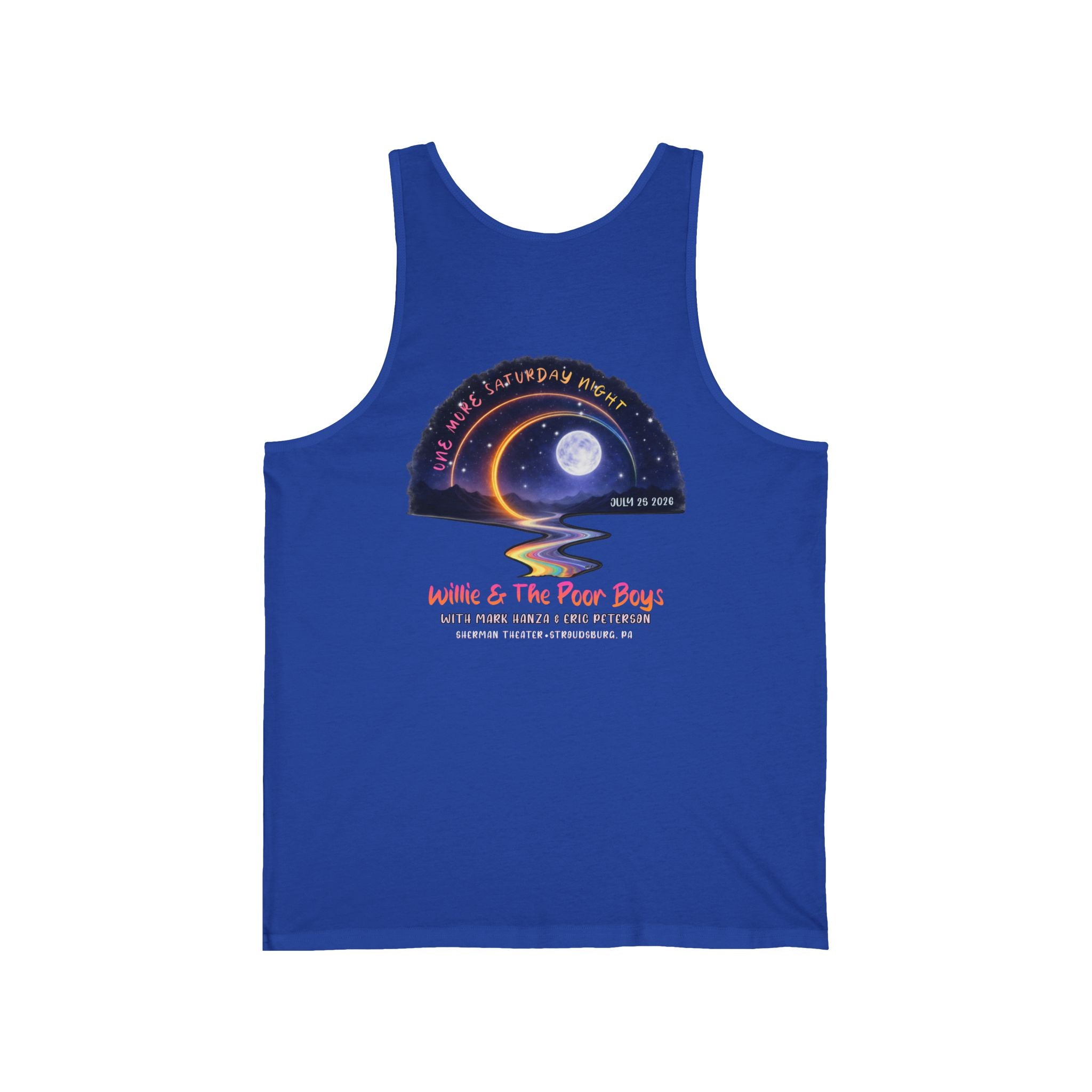 Unisex Willie & The Poor Boys Winding Road Artwork Tank Top