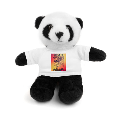 Willie & The Poor Boys 8" Plush Stuffed Animal – Choose 1 of 6 with Colorful T-Shirt